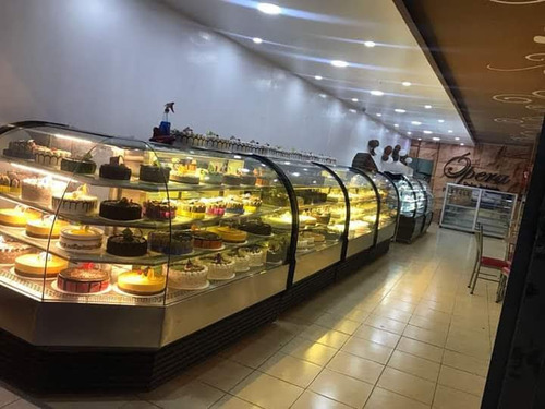 Vitrina Exhibidora Tortas Y Postres Acero Inoxidable