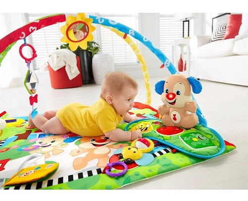 Fisher Price Gimnasio Perrito Musical Puppy Aprende Conmigo