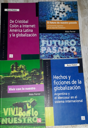 Lote X 4 Libros De Aldo Ferrer