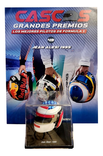 Casco Grandes Premios Formula 1    Jean Alesi 1995. N 49 