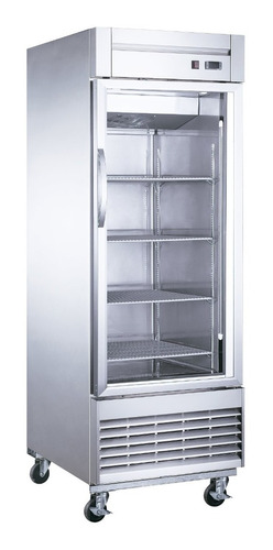 Refrigerador Vertical Migsa Ur-27c-1g 23 Pies Acero Inox. Color Gris