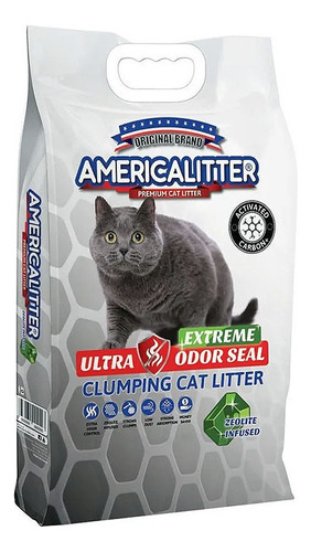 America Litter Odor Seal Extreme 7 Kg de peso neto x 7kg de peso neto  y 7kg de peso por unidad