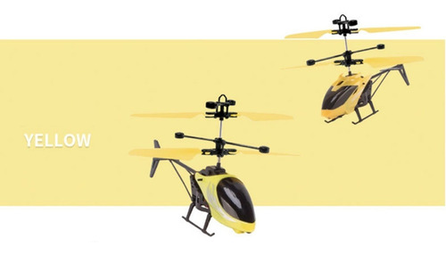 Imagen 2 de 3 de Helicoptero Con Control Remoto Varios Colores Con Luz Led
