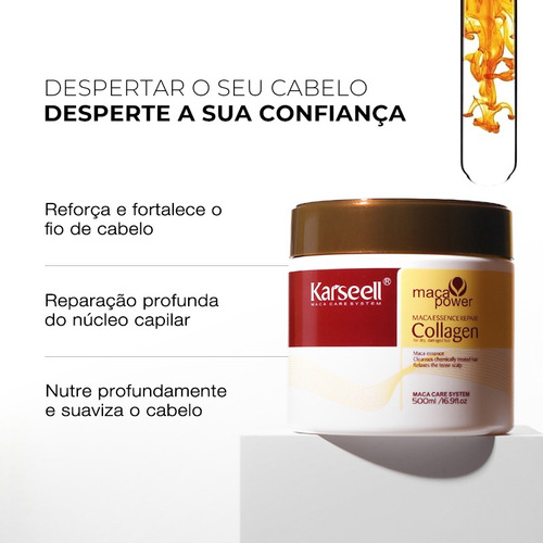 Karseell Máscara De Cabelo Tratamentos Reparação&hidratação