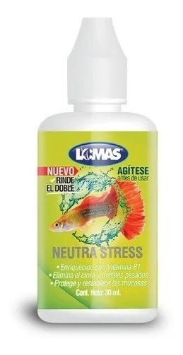 Neutra Stress Con Vitamina B1 30 Ml Elimina Cloro Acuario