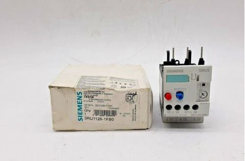 Relevador De Sobrecarga Térmica Siemens 3ru1126-1fb0