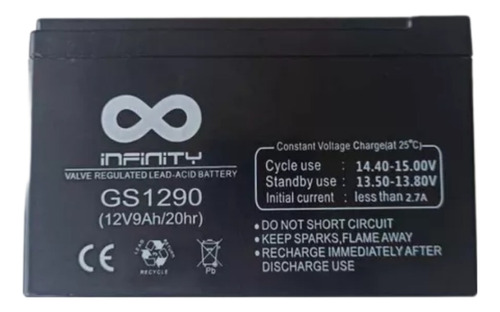 Bateria Infinity 12v 9ah 20hr Ups Alarma Cerco Electric Acme