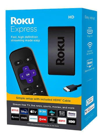 Roku Express Streamer Para Netflix Youtube Disney Plus Y +