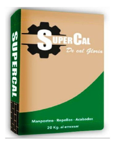 Cal Hidratada Supercal ,25 Kg Tipo Cemento.