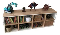 Comprar Juguetero Cubo Cómoda Montessori Nordico Paraiso Repisa 