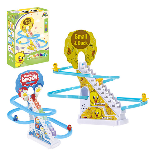 Brinquedo Escorregador Automático Playground Patinho Pinguim