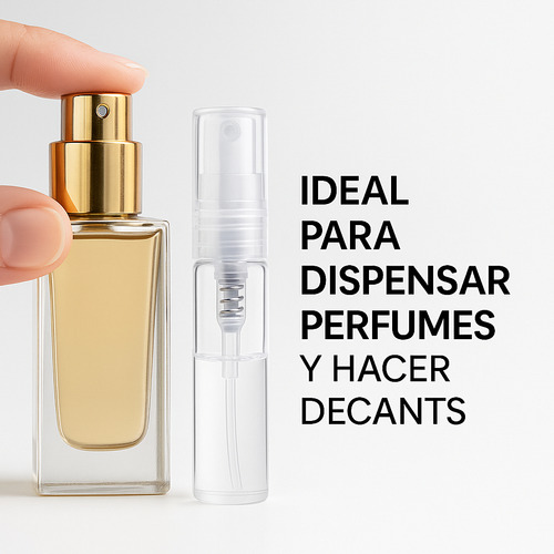 Botella Recargable Perfume Atomizador Decant 2ml Vidrio