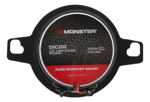 Par Bocinas Coaxiales Monster 2.75 Pulgadas Sxc275 200w Máx.
