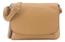 Comprar Carteras Bandoleras Mujer Morral Cuero Sintetico Amayra Acabado De Los Herrajes Plateado Color Camel Correa De Hombro Camel Diseño De La Tela