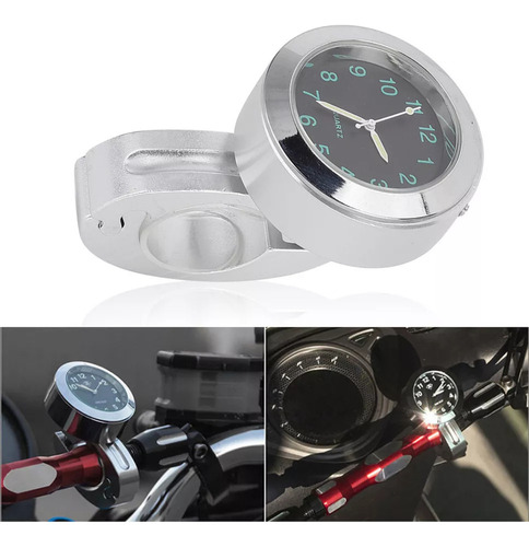 D Reloj De Manillar De Motocicleta Resistente Al Agua A