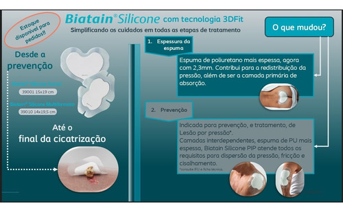 Novo Biatain Silicone Sacral 5 Camadas 15x19 (un)