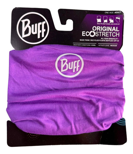 Bandana Buff Para Motociclista (diferentes Modelos) Color Morado Diseño De La Tela Liso Talla Unitalla