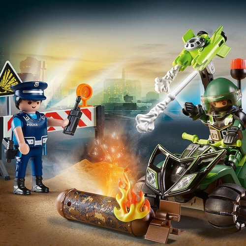 Imagen 4 de 6 de Playmobil Entrenamiento De Policia Auto City Action 70817 Ed