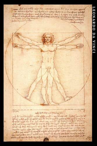 Leonardo Da Vinci: El Hombre De Vitruvio Cuaderno De Notas D