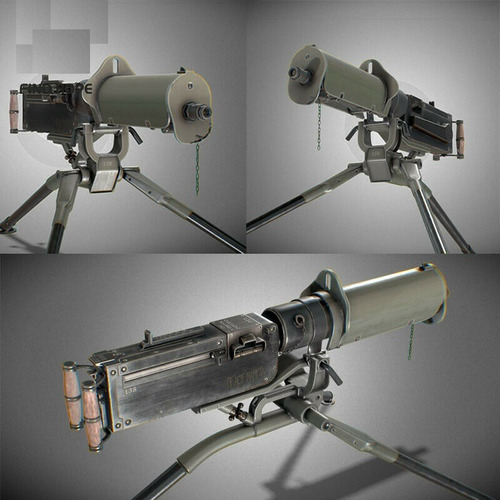 Arma Metralhadora Mg08 Ww1 Maxim 1:6 - Hot Toy/ Falcon.