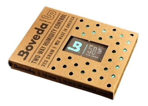 Boveda 58% - 320g Controlador De Umidade Ervas Fumo