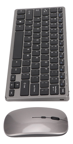 Combo De Teclado Y Ratón Inalámbricos De 2,4 Ghz Recargable