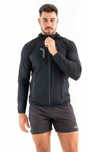 Campera Deportiva Hombre I Run Con Capucha Training