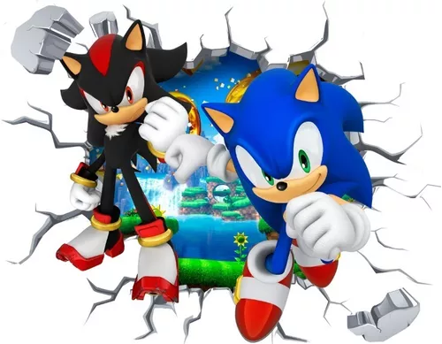 Adesivo Parede Sonic Mod.1