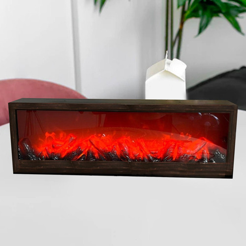 Farol De Chimenea Led Rectangular Para Decoración Del