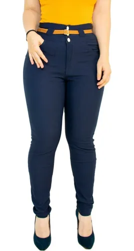 Pantalon De Vestir Oficina Dama Cintura