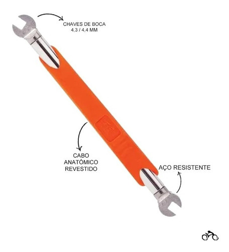 Promoción de velocidad Mtb de la llave Super B Radius Tb-5517 de 4,3/4,4 mm