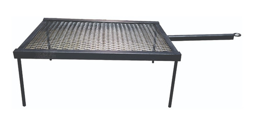 Parrilla Estufa Camping Angulo Malla Metal Desplegado 40x30