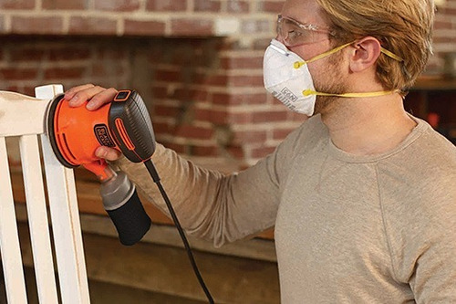 Lijadora Roto Orbital 5 (125mm) Black + Decker Bdero100