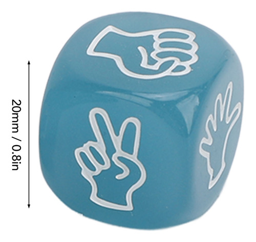 Juego De Dados De Papel Rock Scissors, 10 Unidades, Finger G