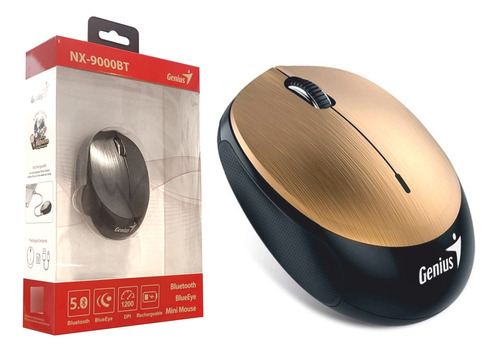 Mouse Genius Nx-9000 Bluetooth Dorado - Ncuy