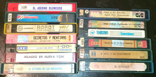Lote De Vhs Clásicos!! (Usado)