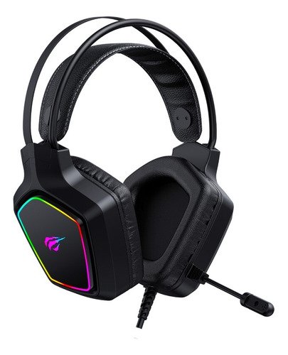 Auricular Gamer Havit H656d Micrófono Omnidireccional Rgb