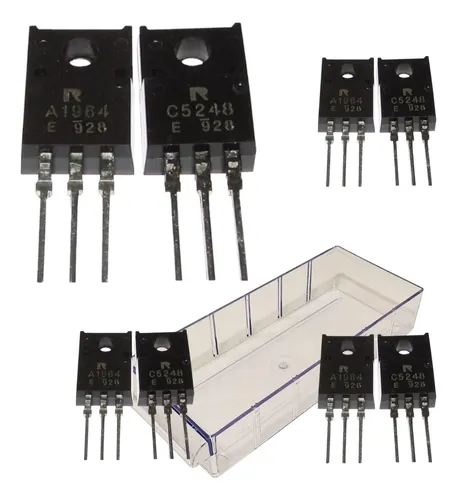 Transistor Par 2sa1964 2sc5248 (4 Pares) A1964 C5248 Casado Transistor Par 2sa1964 2sc5248 (4 Pares) A1964 C5248 Casado