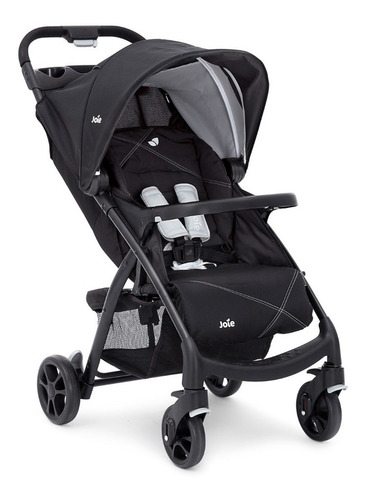 Cochecito de paseo Joie Muze travel system coal con chasis color negro