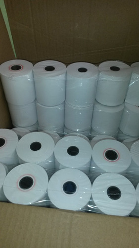 Rollo Térmico 57x55 Totalmente Blanco