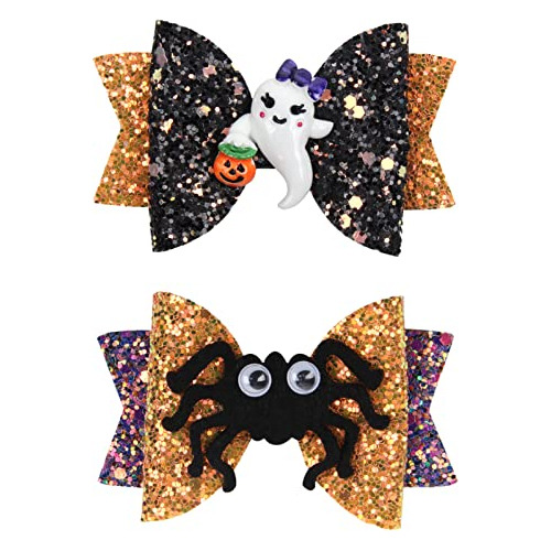 2 Piezas Halloween Decoraciones Halloween Glitter Fzl4k