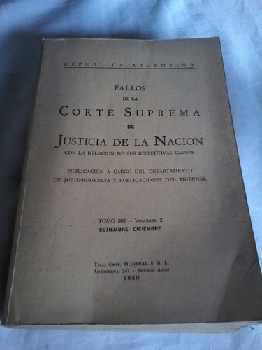Fallos De La Corte Suprema De La Nacion-t302-vol2 (af)