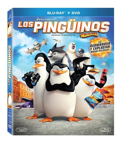 Los Pinguinos De Madagascar Pelicula Dvd