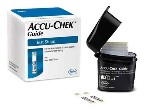 Tiras Guide Accu-chek Con 50 Und Para Testes De Glicemia