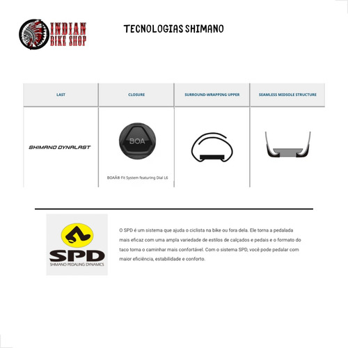 Sapatilha Shimano Mtb Xc3 Xc300 Sistema Boa - Preto