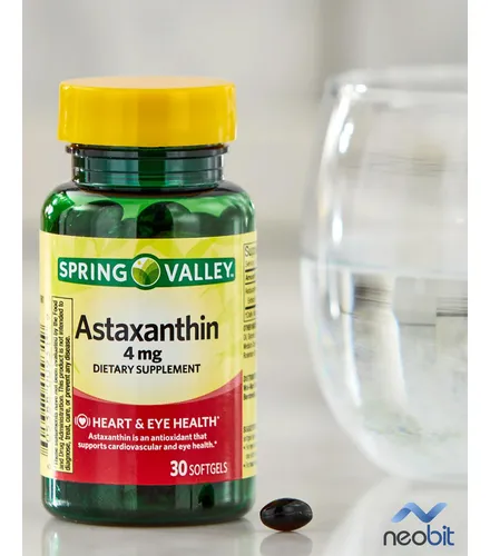 Spring Valley Cápsulas Blandas De Astaxantina, 4 Mg, Soport