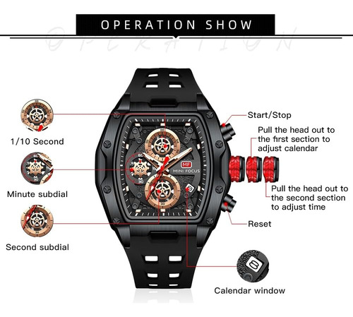 Relojes Para Hombres Reloj Tonneau De Esqueleto De Lujo Para
