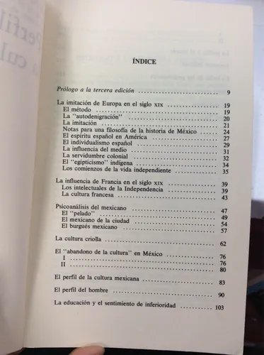El Perfil Del Hombre Y La Cultura En México Por Samuel Ramos (Usado)