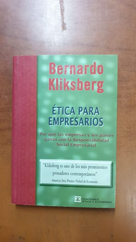 Etica Para Empresarios-bernardo Kliksberg-libreria Merlin