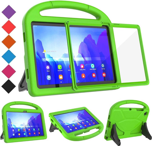 Funda Tablet Kids Samsung Galaxy Tab A7 T500 T505 T507 Verde